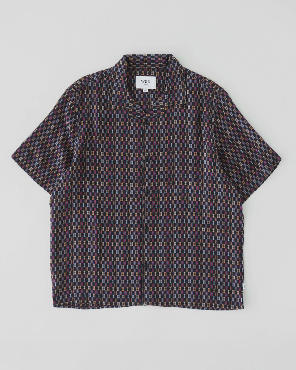 wax london ワックスロンドン ディドコット ショートスリーブ シャツ メンズ DIDCOT SS SHIRT OVERSIZED FLORAL / MULTI LOOM STRIPE / MINI DOUBLE GRID / BLOCK SCRIBBLE BLUR FLORAL 【送料無料】 正規取扱店