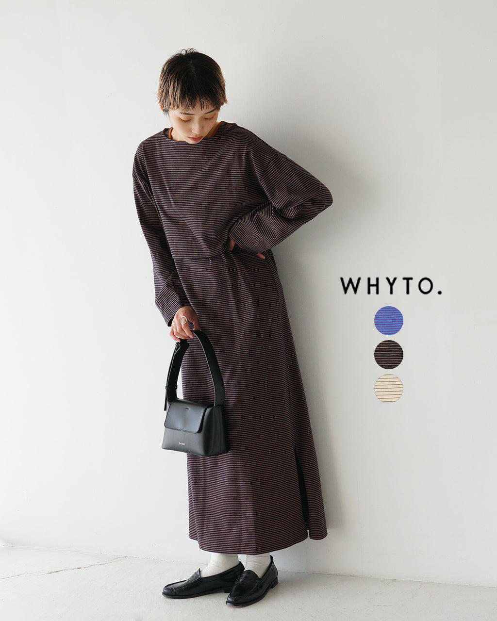 ＼早得24時間限定ポイント10倍／WHYTO. ホワイト レイヤード セット ドレス LAYERED SET DRESS ワンピース トップス インナー 2枚セット WHT25HOP4065 【送料無料】