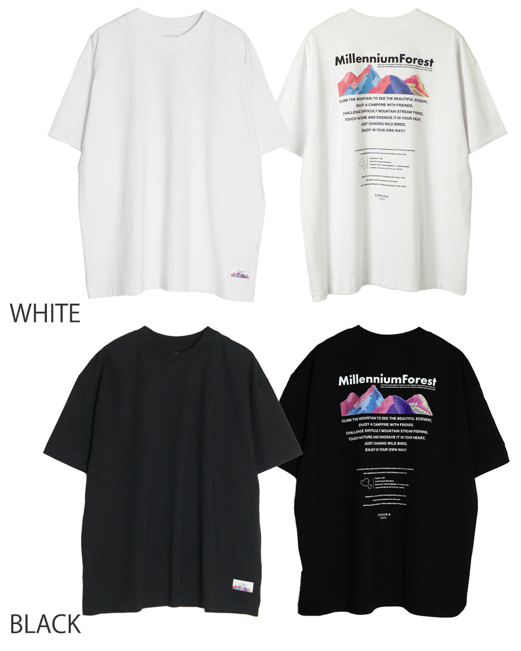 WILD THINGS ワイルドシングス ユニバーサル Tシャツ ミレニアム フォレスト TEE MILLENNIUM FOREST 半袖 カットソー WT20371N-INS2