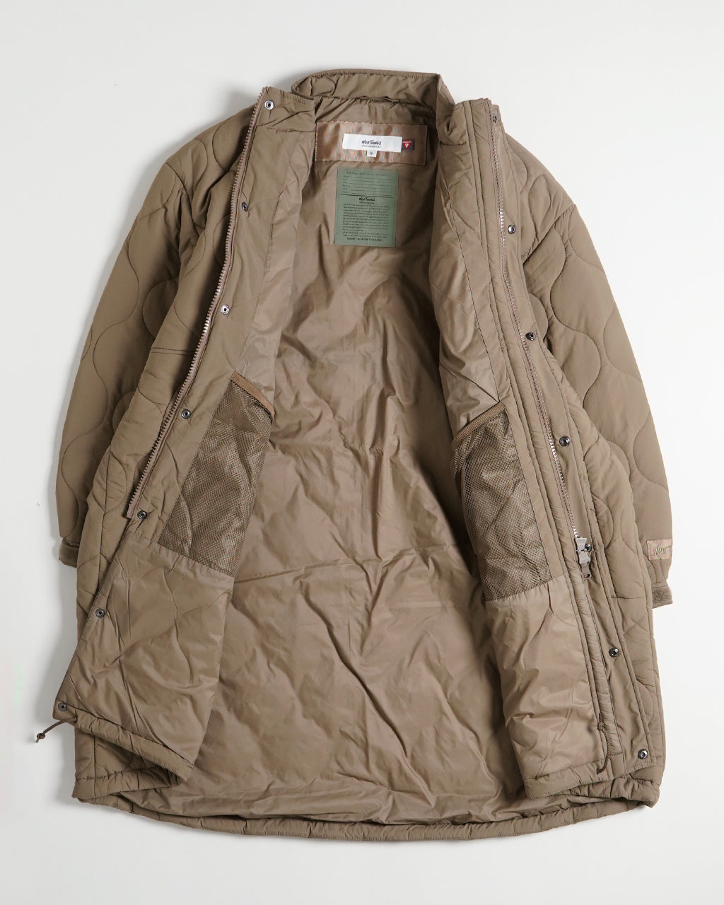 【SALE！20%OFF】WILD THINGS ワイルドシングス キルティングパーカー ジャケット QUILTING MONSTER PARKA WTL24104SN 【送料無料】