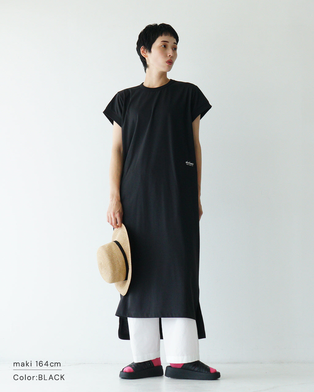 WILD THINGS ワイルドシングス 半袖 ワンピース FASTDRY FLEX ONEPIECE ファストドライフレックス イージーケア クルーネック WTL25026IS【送料無料】