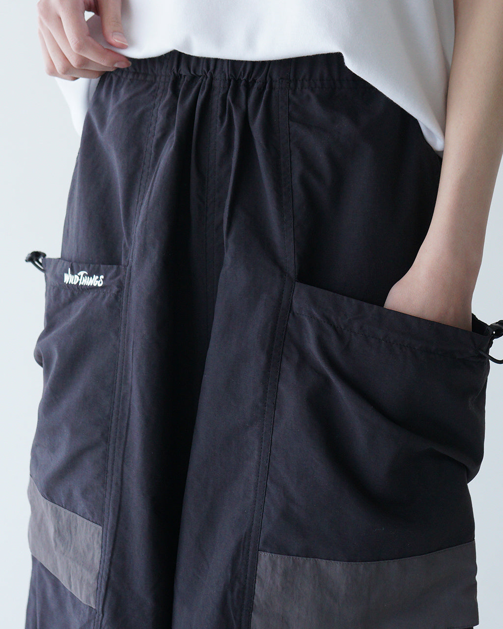 WILD THINGS ワイルドシングス サプレックス ポーチ キュロット パンツ SUPPLEX POUCH CULOTTE PANTS ボリューム WTL25029AD【送料無料】