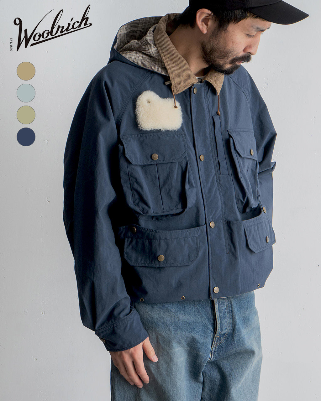 ＼早得24時間限定ポイント10倍／WOOLRICH ウールリッチ リサイクルナイロンオックスフォードジャケット RECYLE NYLON OXFORD JACKET WJOU0188【送料無料】