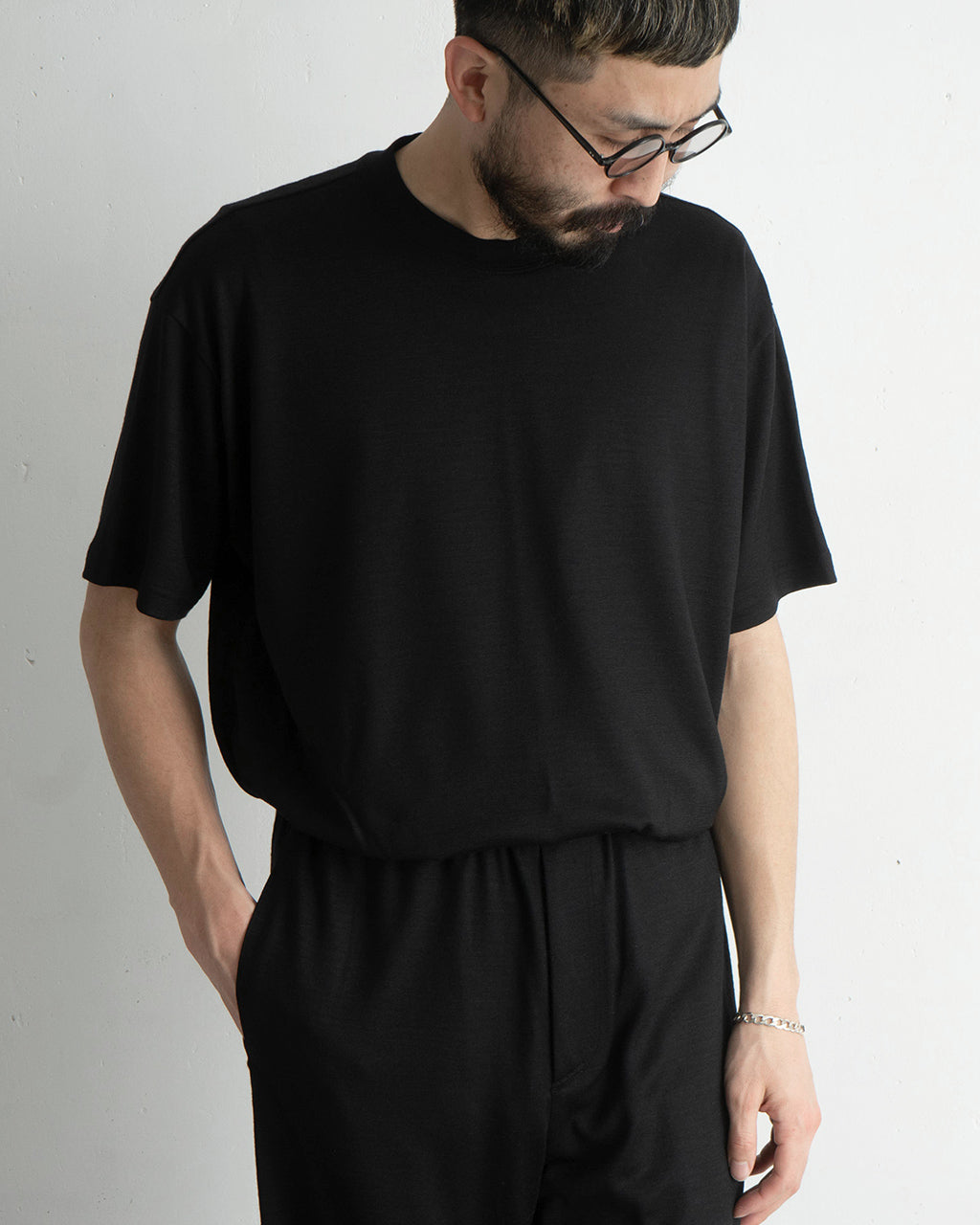 WRAPINKNOT ラッピンノット メリノウール 半袖 ワイドフィット Tシャツ S/S Wide Fit T-Shirt ショートスリーブ カットソー WJ501-MCS02【クーポン対象外】【送料無料】