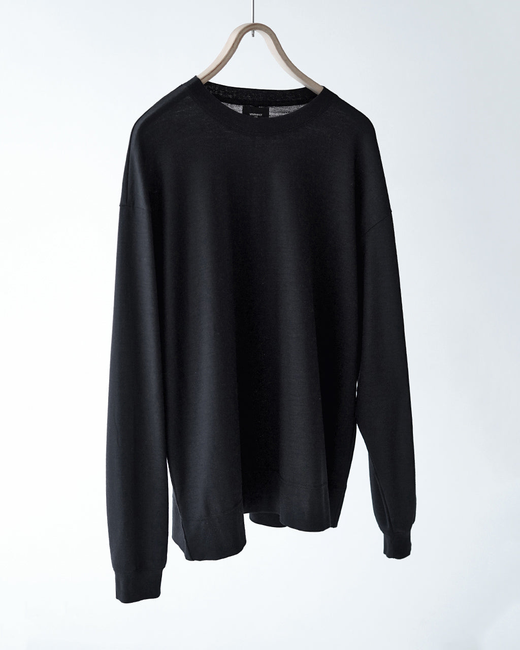 WRAPINKNOT ラッピンノット メリノウール 長袖 オーバーサイズ Tシャツ L/S Oversized T-Shirt ロングスリーブ ロンT カットソー WJ501-MCS03【クーポン対象外】【送料無料】