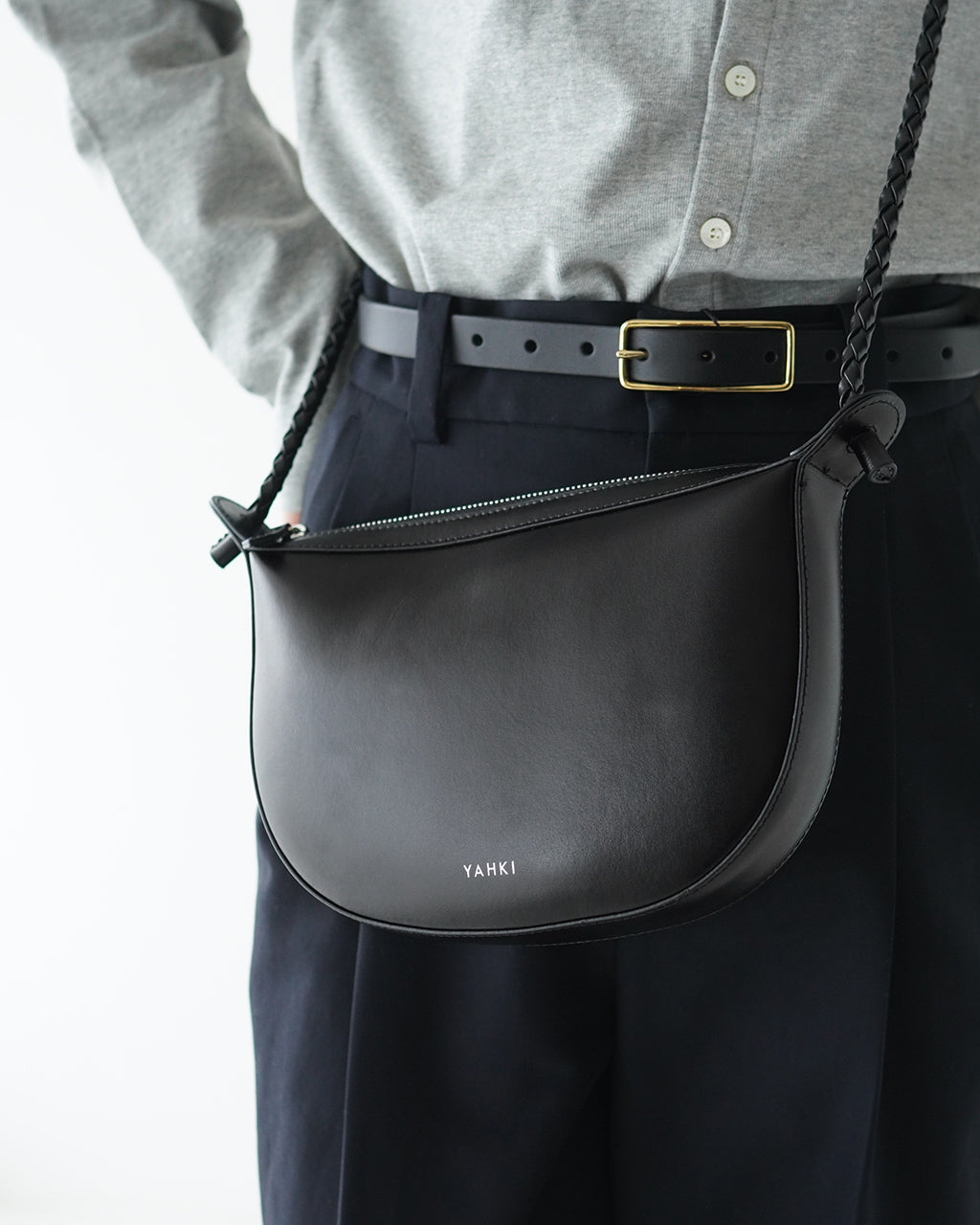 YAHKI ヤーキ クロス ボディ バッグ CROSS BODY BAG レザー ショルダーバッグ YH-653【送料無料】