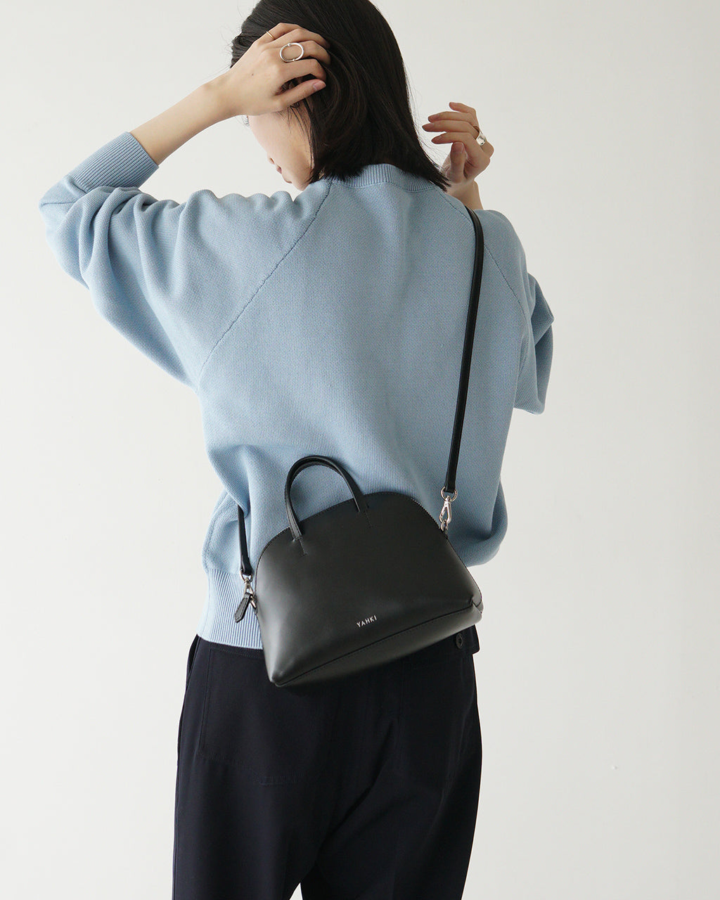 ＼早得24時間限定ポイント10倍／ ヤーキ YAHKI クロスボディバッグ 2way ハンドバッグ ショルダーバッグ CROSS BODY BAG YH-698【送料無料】