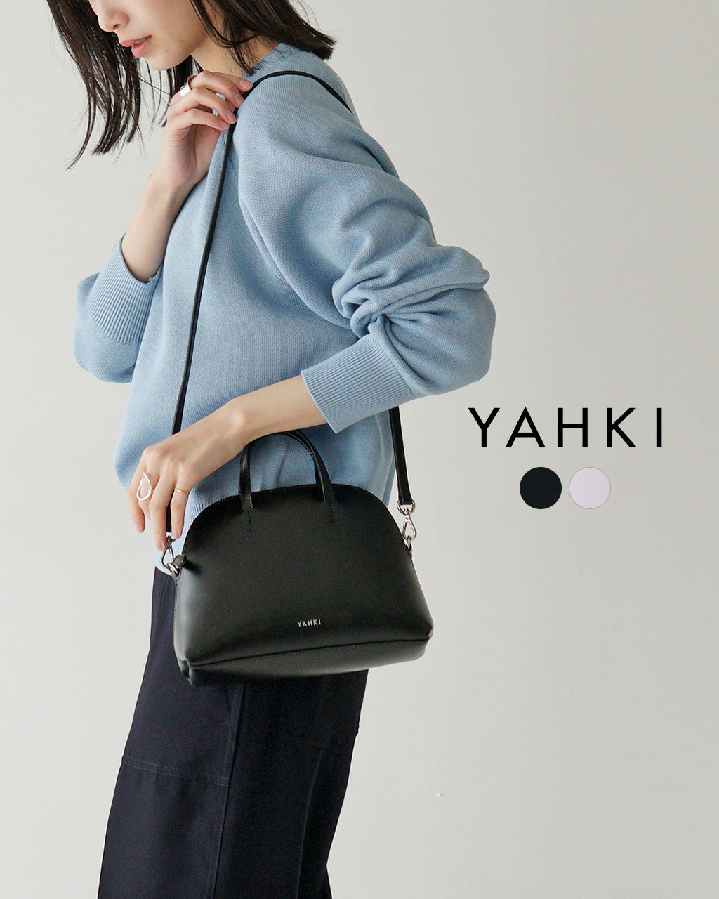 期間限定ポイント10倍！ヤーキ YAHKI クロスボディバッグ 2way ハンドバッグ ショルダーバッグ CROSS BODY BAG YH-698【送料無料】