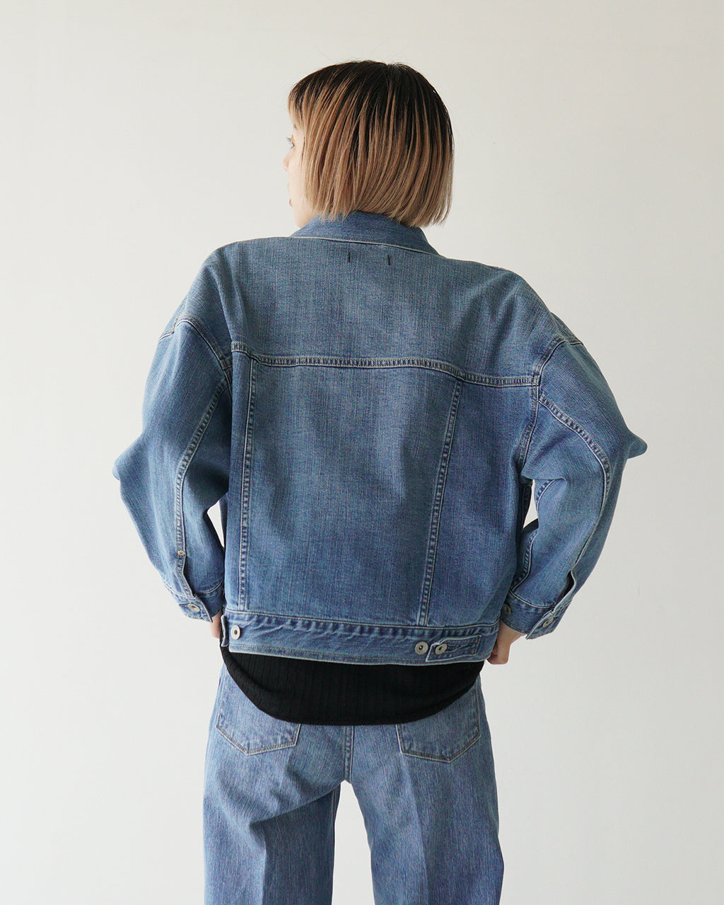 YANUK ヤヌーク ジーンジャケット Jean Jacket デニム Gジャン オーバーサイズ ショート丈 57143401【送料無料】