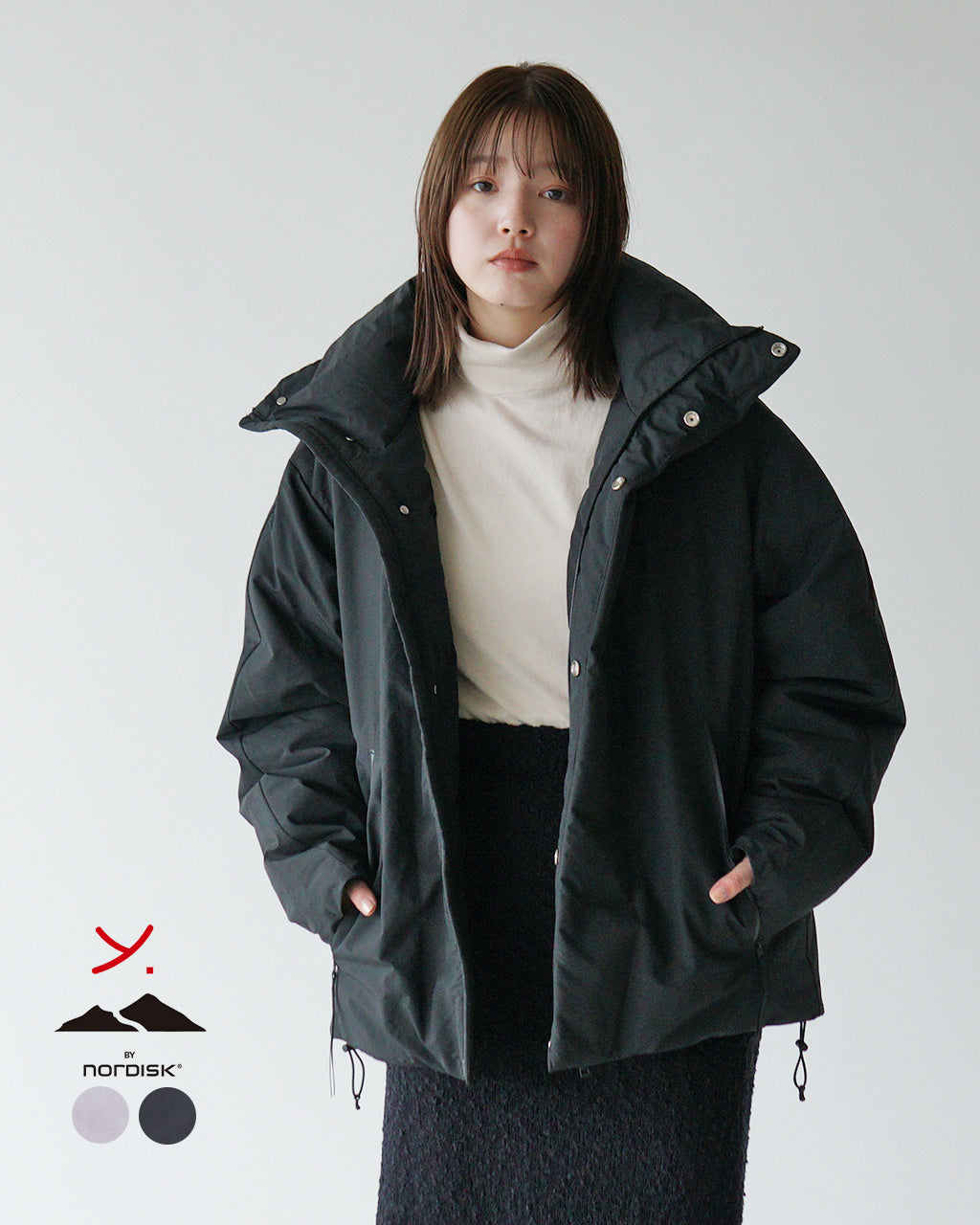 【SALE！20%OFF】Y(dot) BY NORDISK ワイドット バイ ノルディスク  サークル ダウンジャケット HC CIRCLE DOWN JACKET アウター スタンドネック 軽量 YU41402 【送料無料】