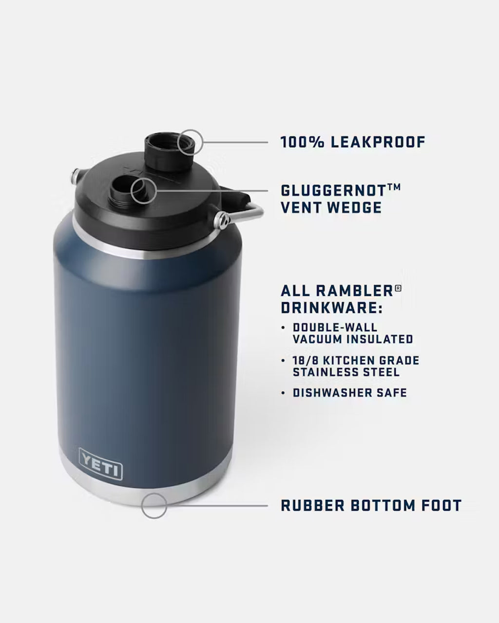 YETI イエティ ワンガロンジャグ 3.78L ONE GALLON JUG 21071501995