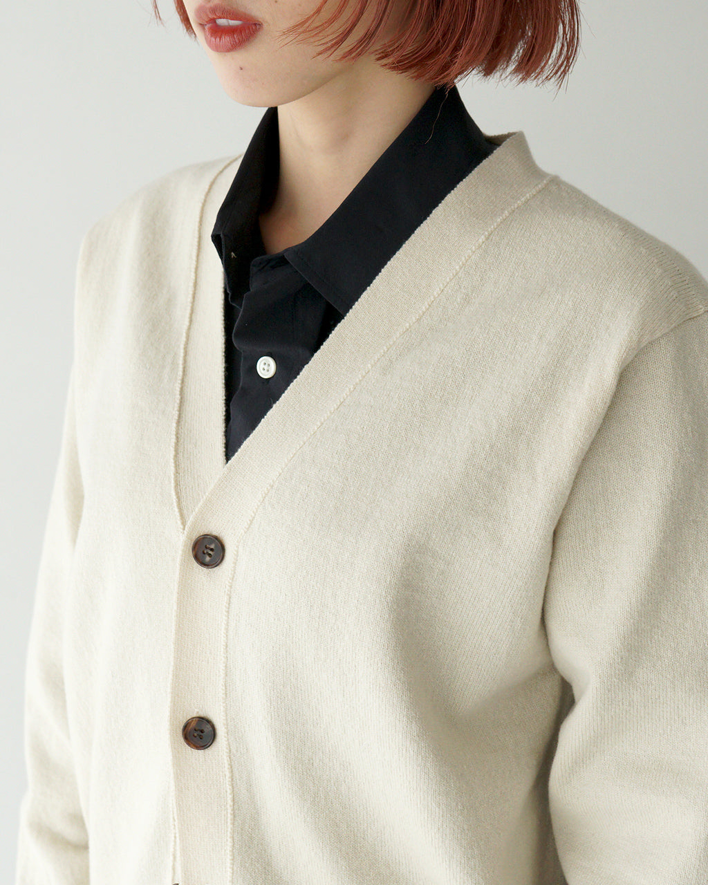 Yonetomi ヨネトミ リジッド カシミヤニット カーディガン RIGID CASHMERE KNIT C/D 長袖 セーター 95-244-021【送料無料】