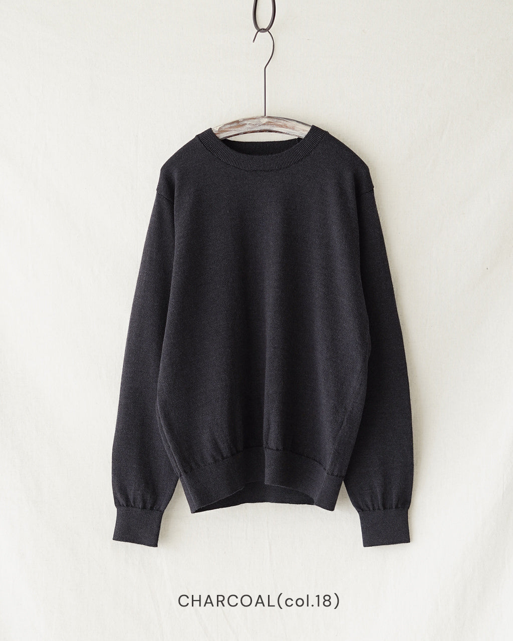 HIGH TWIST WOOL KNIT PULLOVER 95-254-010