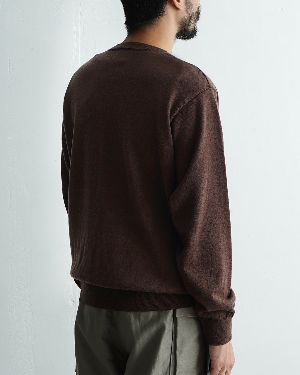 【SALE！20%OFF】Yonetomi NEW BASIC ヨネトミ ニューベーシック ハイ ツイスト ウール ニット プルオーバー HIGH TWIST WOOL KNIT P//O 95-244-012 【送料無料】