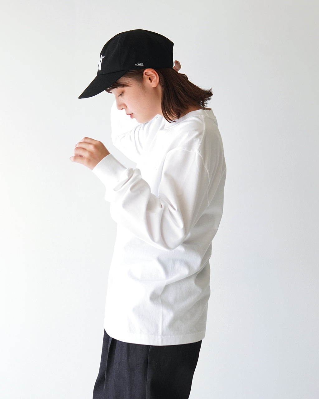 【SALE！20%OFF】Yonetomi NEW BASIC ヨネトミ ニューベーシック ニュー ベーシック Tシャツ 長袖 NEW BASIC T-SHIRT〈LONG SLEEVE〉カットソー 95-244-015