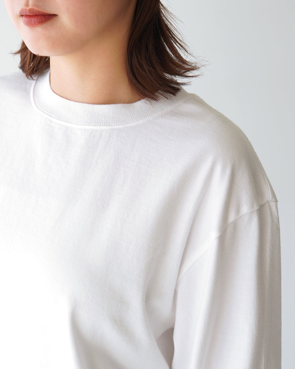 Yonetomi NEW BASIC ヨネトミ ニューベーシック ニュー ベーシック Tシャツ 長袖 NEW BASIC T-SHIRT〈LONG SLEEVE〉カットソー 95-244-015