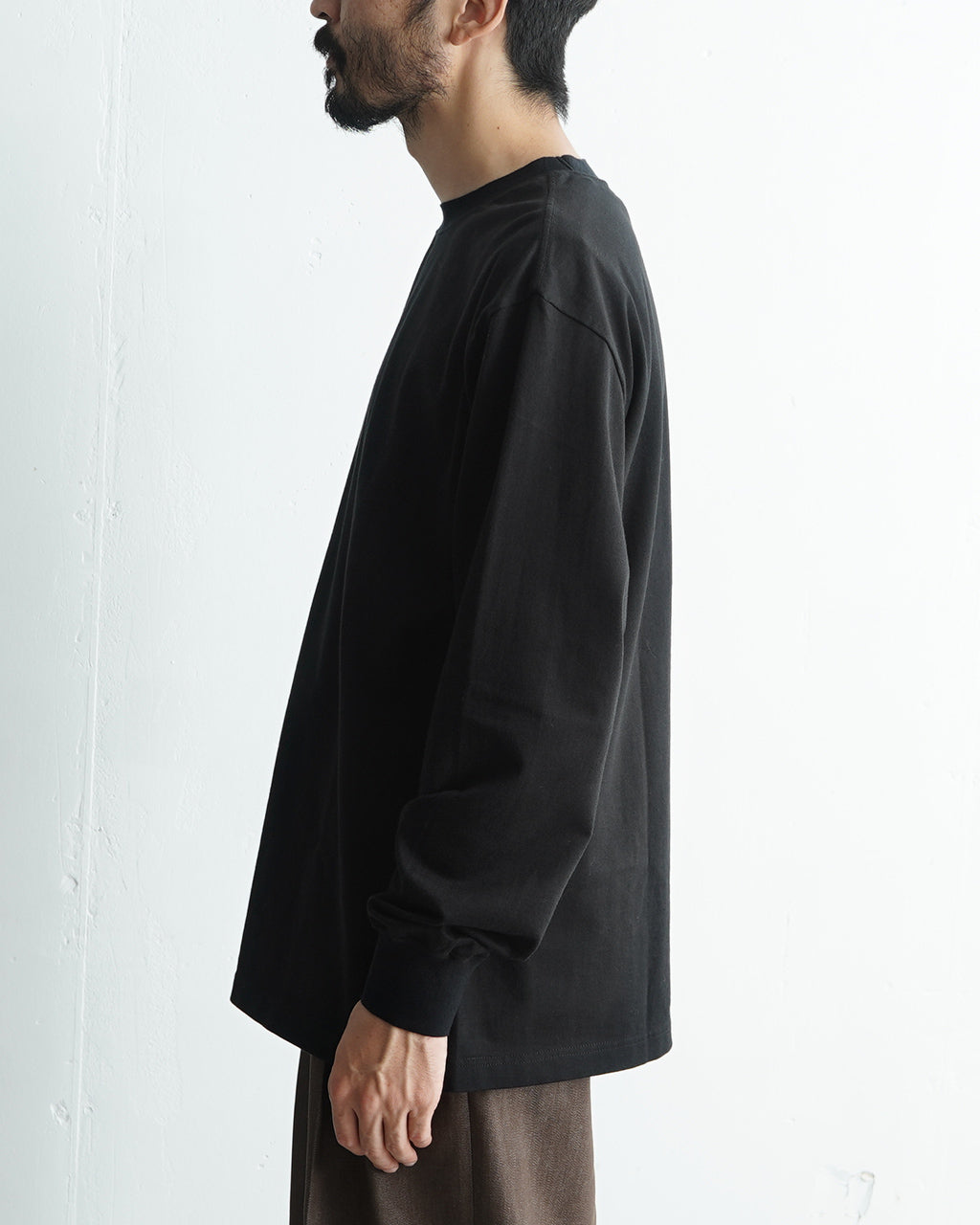 Yonetomi NEW BASIC ヨネトミ ニューベーシック ニュー ベーシック Tシャツ 長袖 NEW BASIC T-SHIRT〈LONG SLEEVE〉カットソー 95-244-015