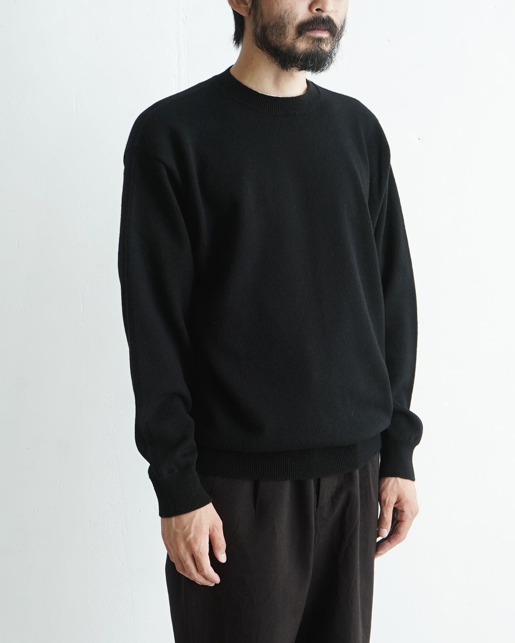 YONETOMI NEW BASIC ヨネトミニューベーシック  ニュー ベーシック カシミヤ ニット NEW BASIC CASHMERE KNIT P/O 95-244-022【送料無料】