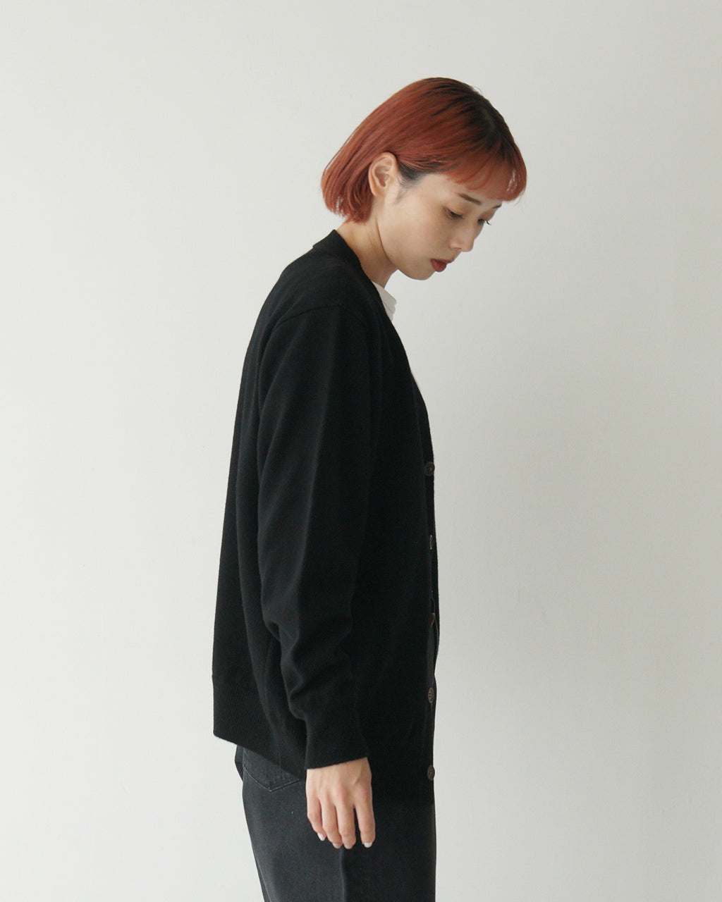 YONETOMI NEW BASIC ヨネトミニューベーシック カシミヤ ニット カーディガン NEW BASIC CASHMERE KNIT C/D 95-244-023s【送料無料】