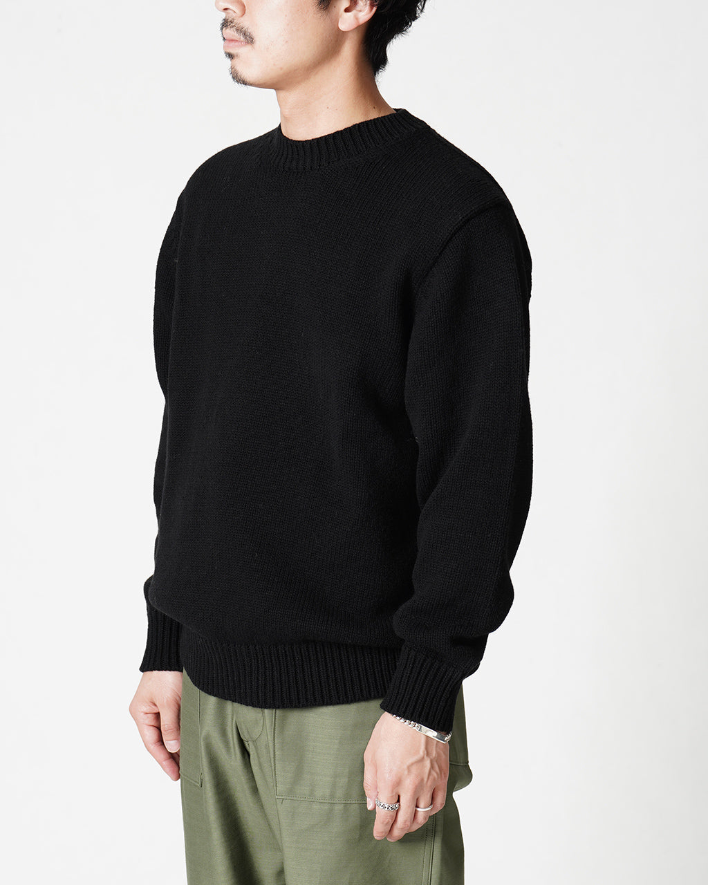 【SALE！20%OFF】Yonetomi ヨネトミ ソフト ラム ウール ニット プルオーバー SOFT LAMB WOOL KNIT P/O セータ  95-244-026【送料無料】