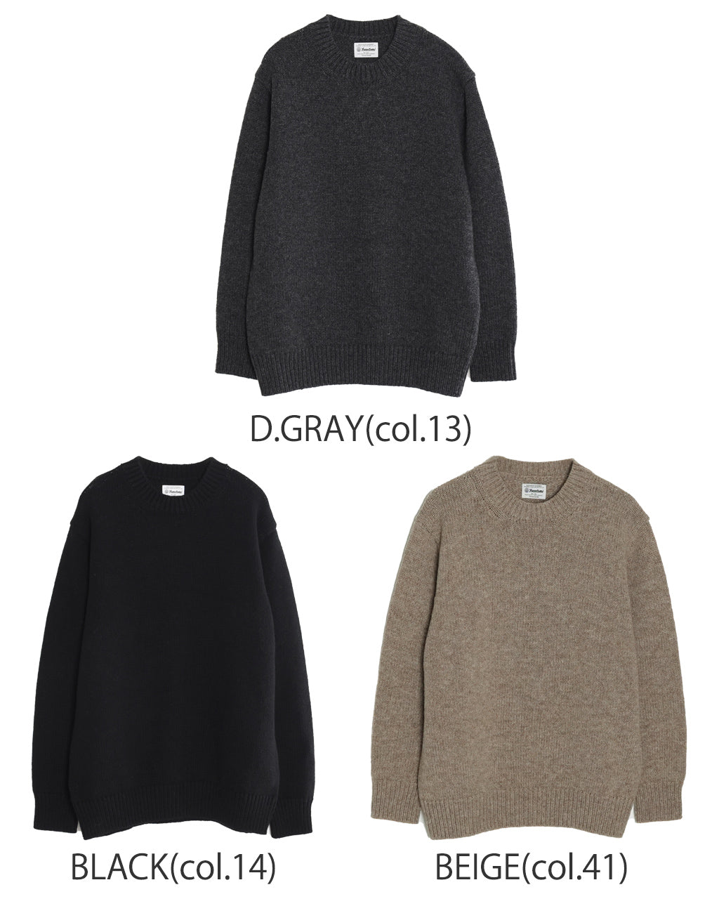 【SALE！20%OFF】Yonetomi ヨネトミ ソフト ラム ウール ニット プルオーバー SOFT LAMB WOOL KNIT P/O セータ  95-244-026【送料無料】