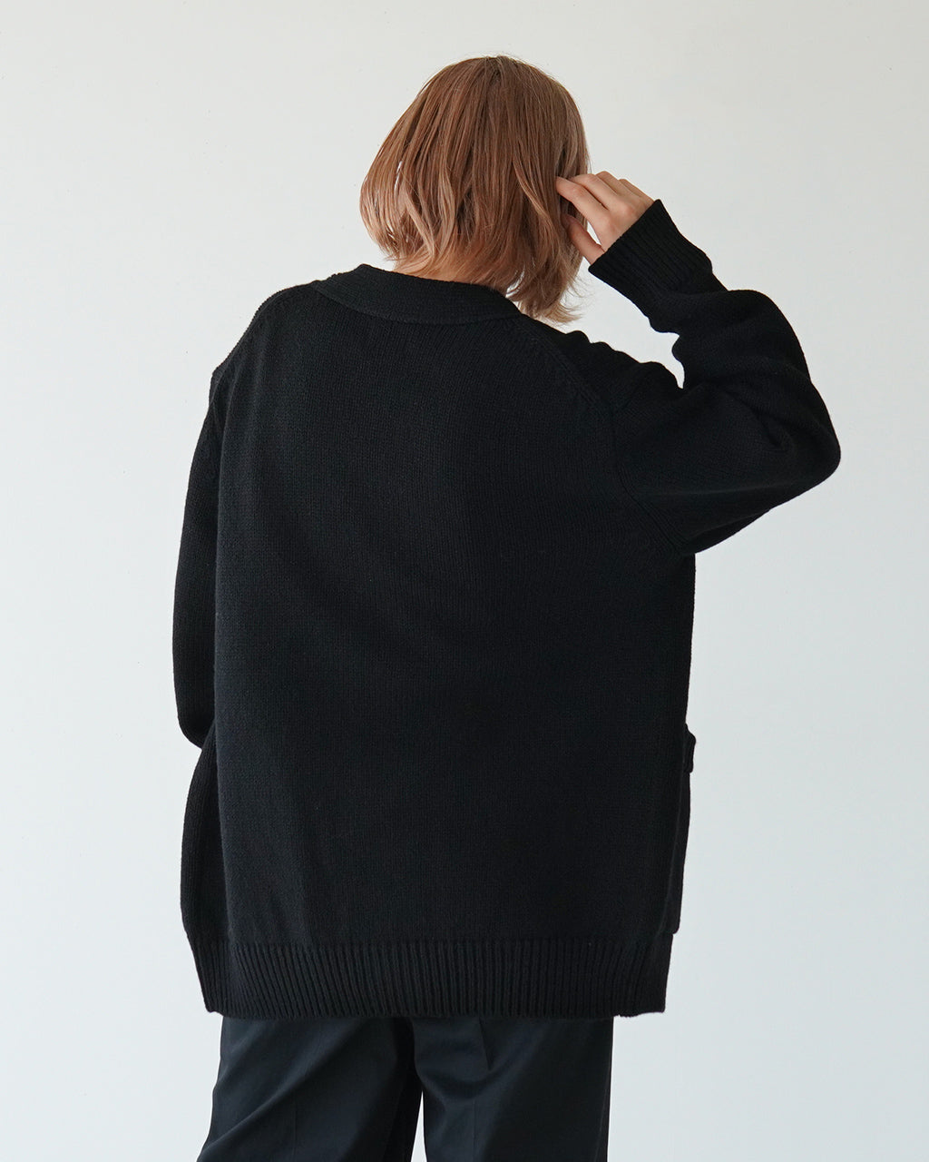 Yonetomi ヨネトミ ソフト ラム ウール ニット カーディガン SOFT LAMB WOOL KNIT C/D 95-244-027【送料無料】