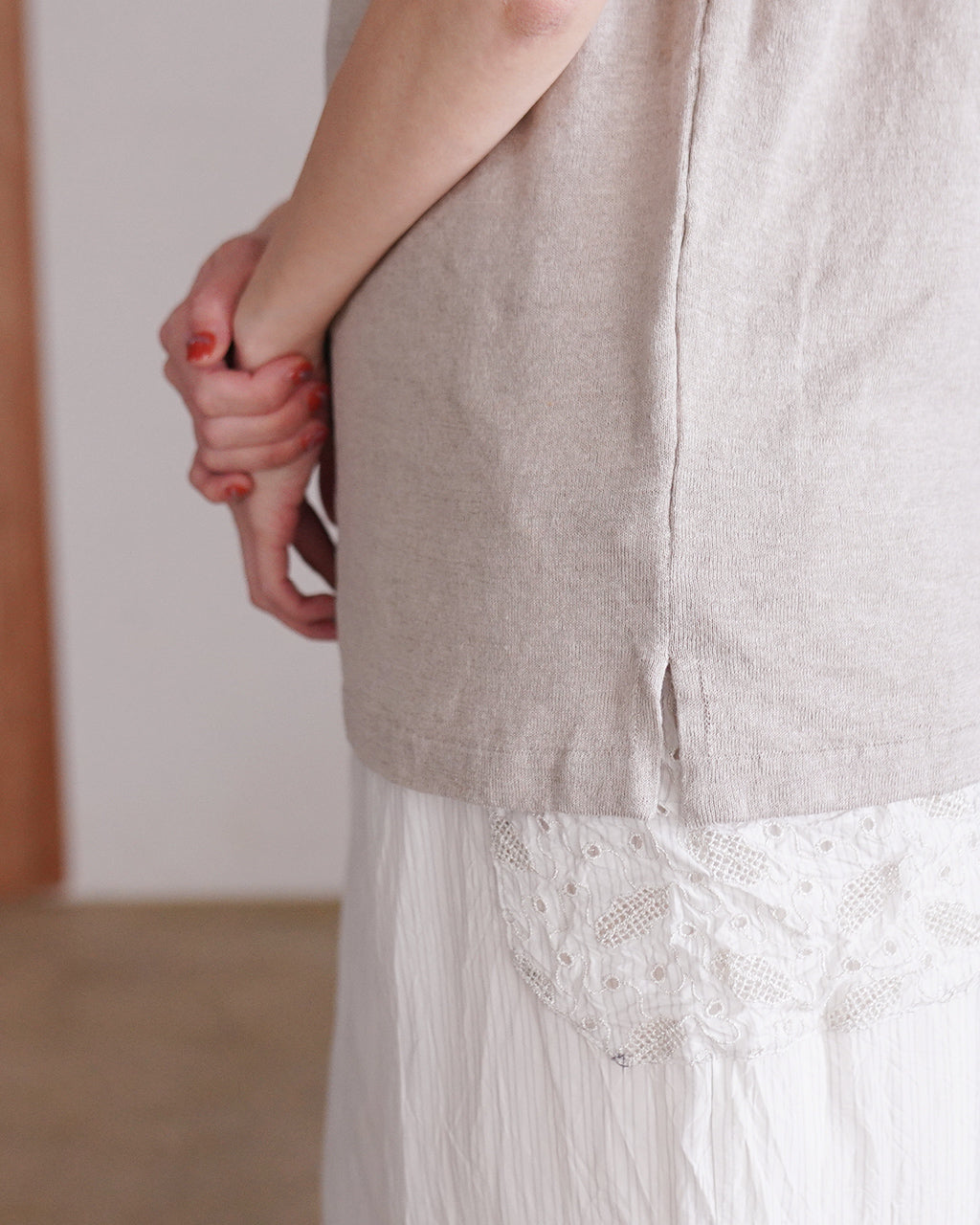 AMA LINEN KNIT SHIRT 95-262-019