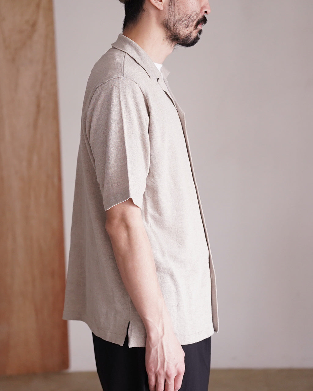 AMA LINEN KNIT SHIRT 95-262-019