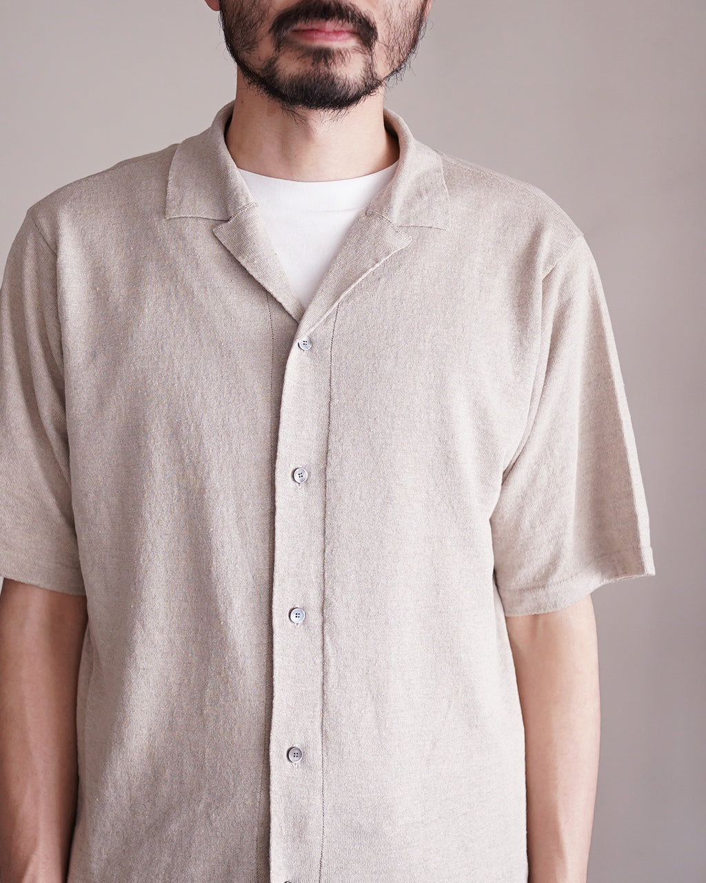 AMA LINEN KNIT SHIRT 95-262-019
