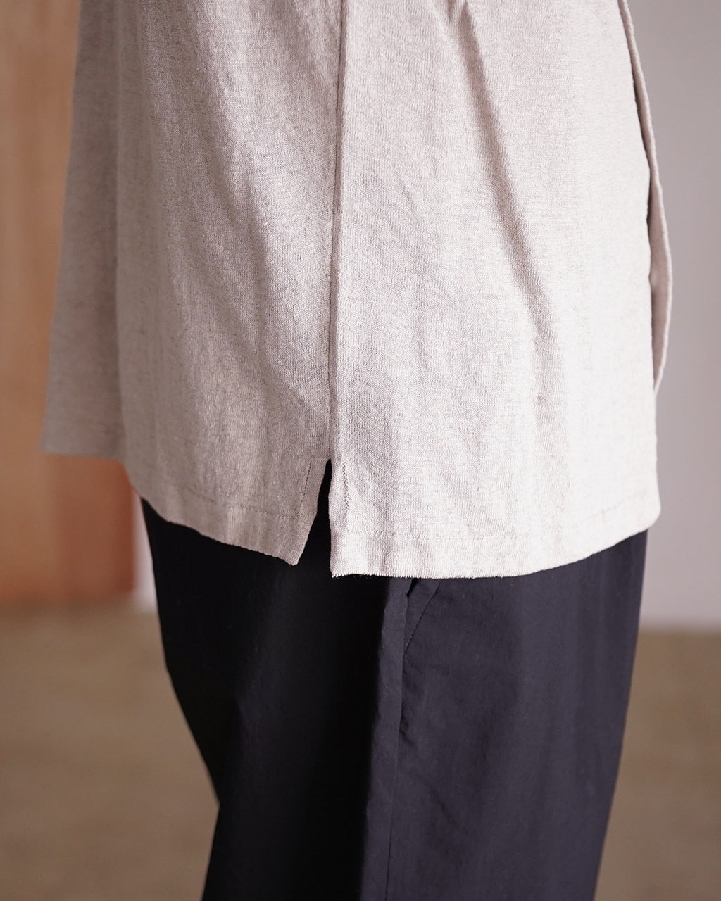 AMA LINEN KNIT SHIRT 95-262-019