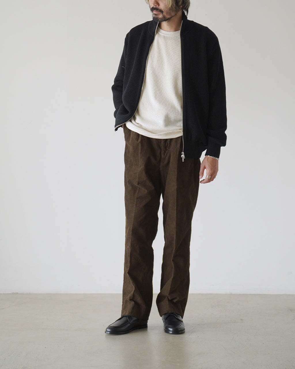 EX FINE WOOL RIB KNIT B/L 95-264-028