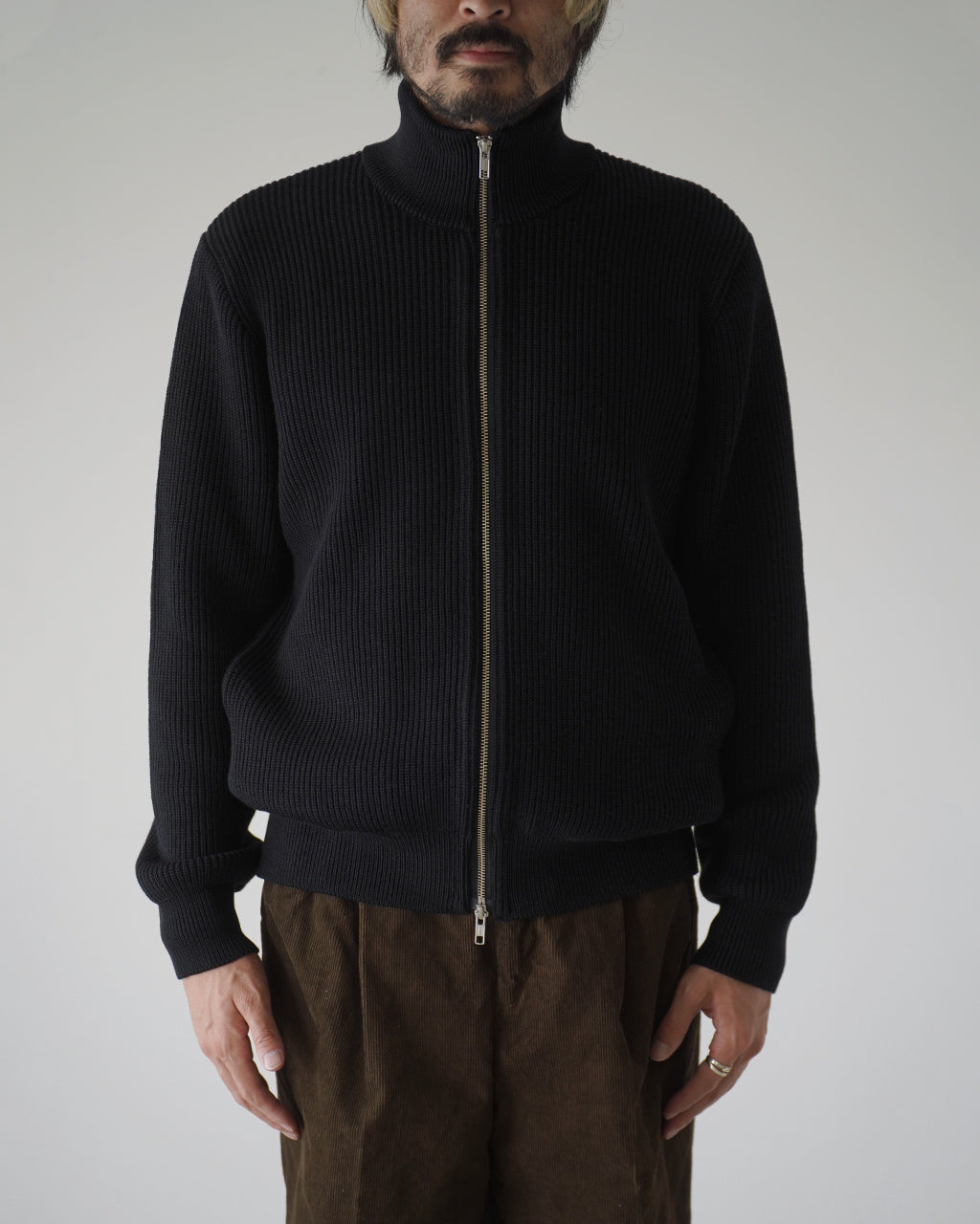 EX FINE WOOL RIB KNIT B/L 95-264-028