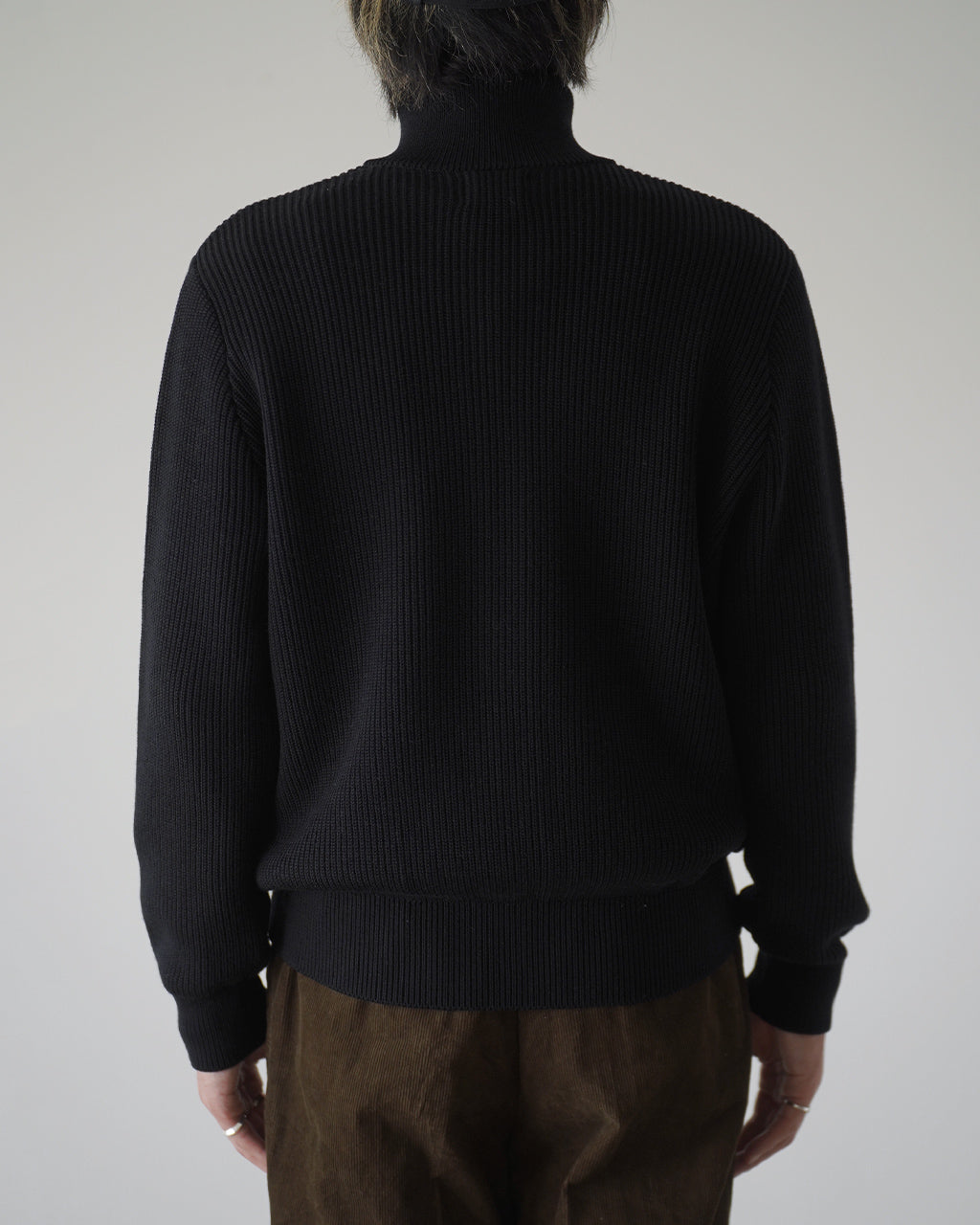 EX FINE WOOL RIB KNIT B/L 95-264-028