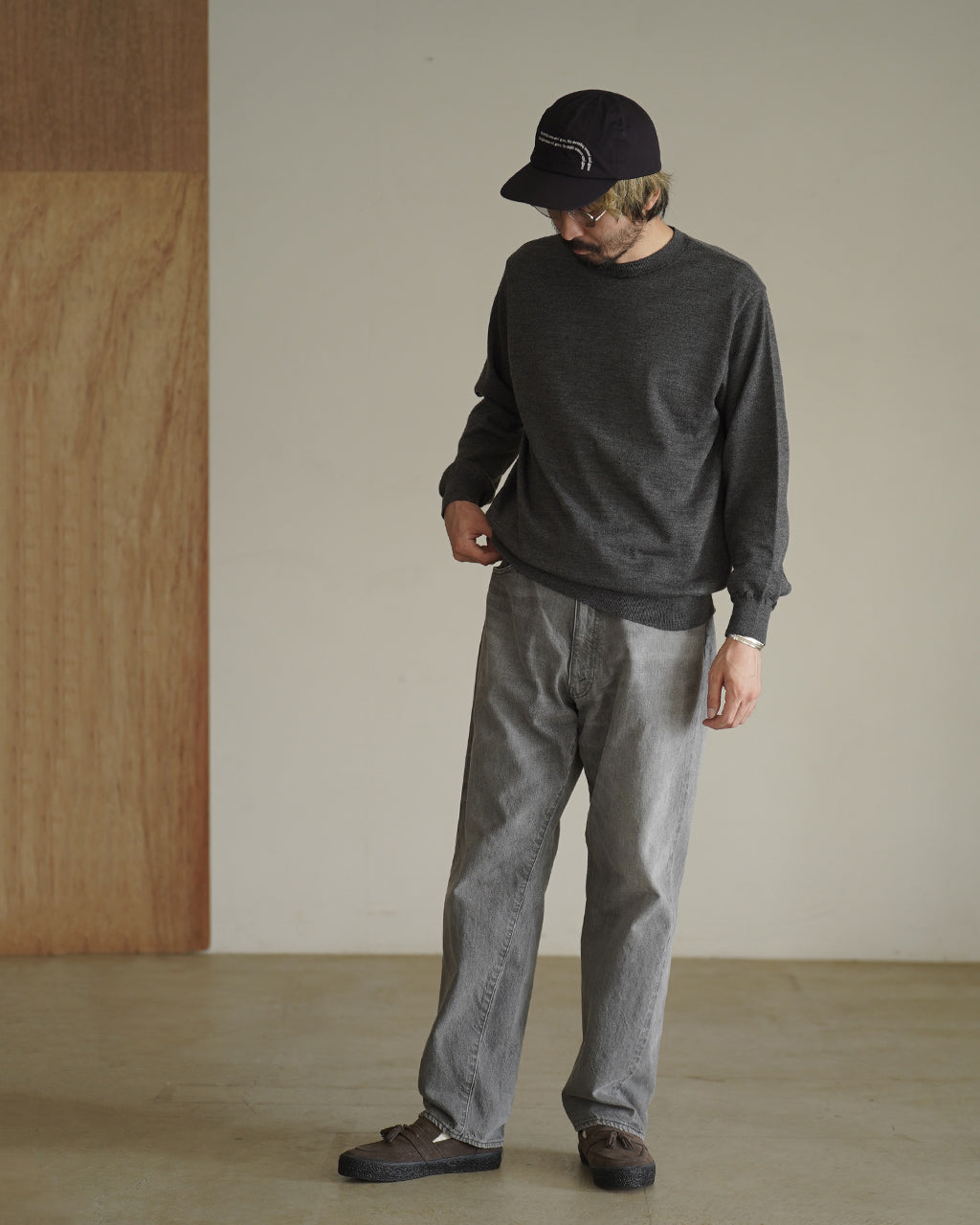 HIGH TWIST WOOL KNIT PULLOVER 95-264-005