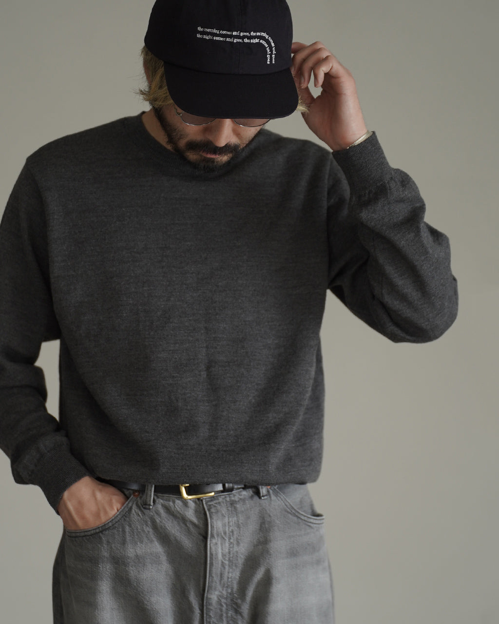 HIGH TWIST WOOL KNIT PULLOVER 95-264-005