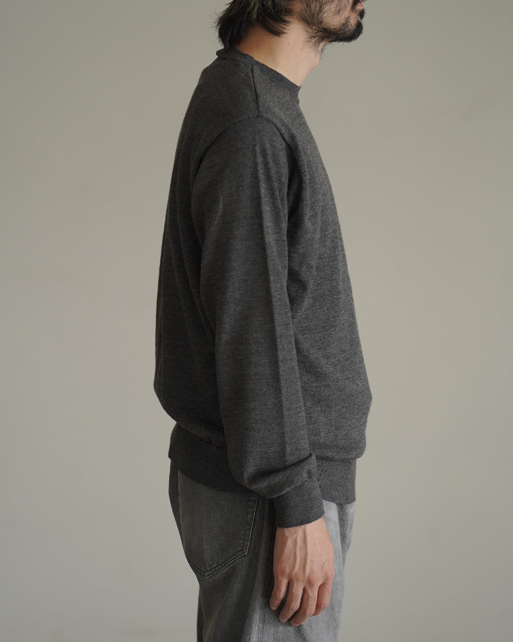 HIGH TWIST WOOL KNIT PULLOVER 95-264-005