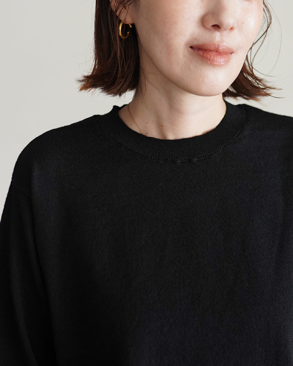 HIGH TWIST WOOL KNIT PULLOVER 95-264-005