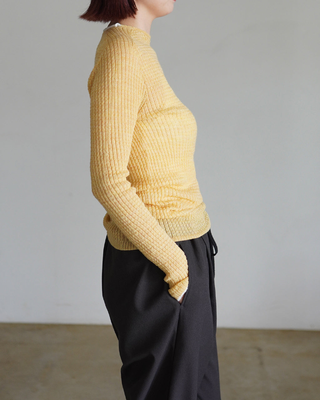 ARRANGEMENT RIB WOOL INNER YL26-K014