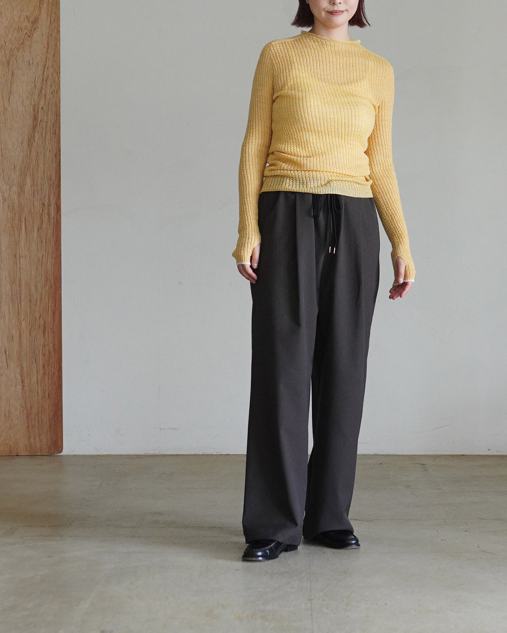 ARRANGEMENT RIB WOOL INNER YL26-K014