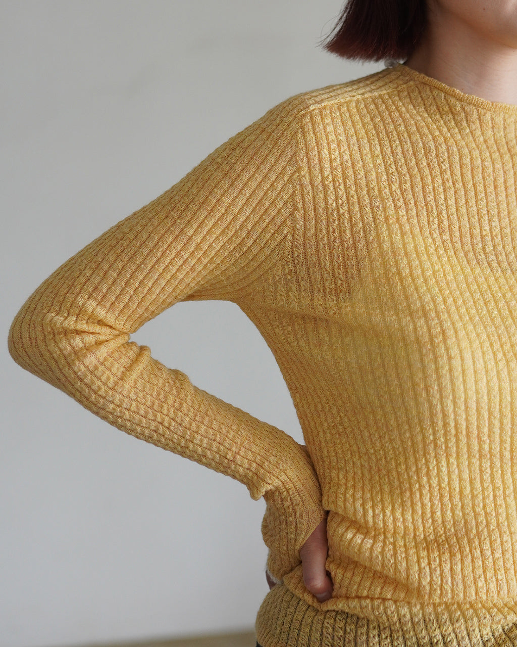 ARRANGEMENT RIB WOOL INNER YL26-K014