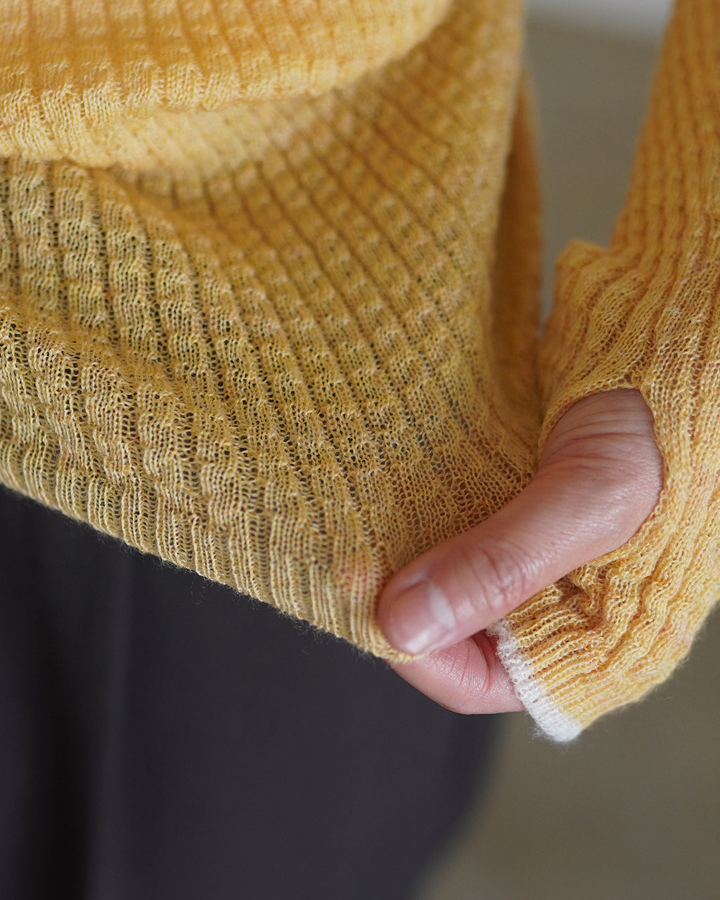 ARRANGEMENT RIB WOOL INNER YL26-K014