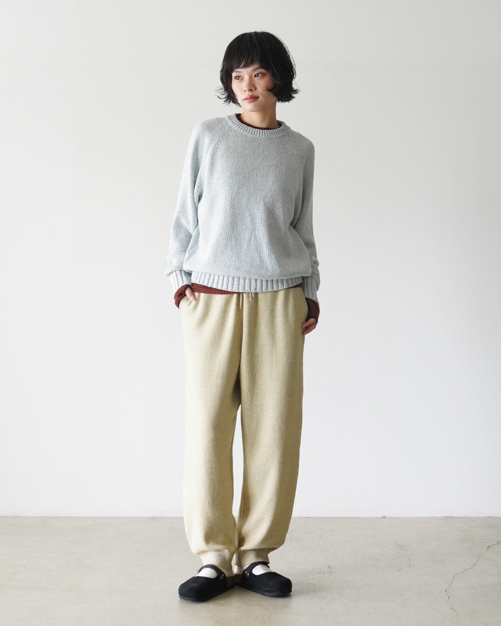 COTTON CASHMERE PANTS YL26-P004