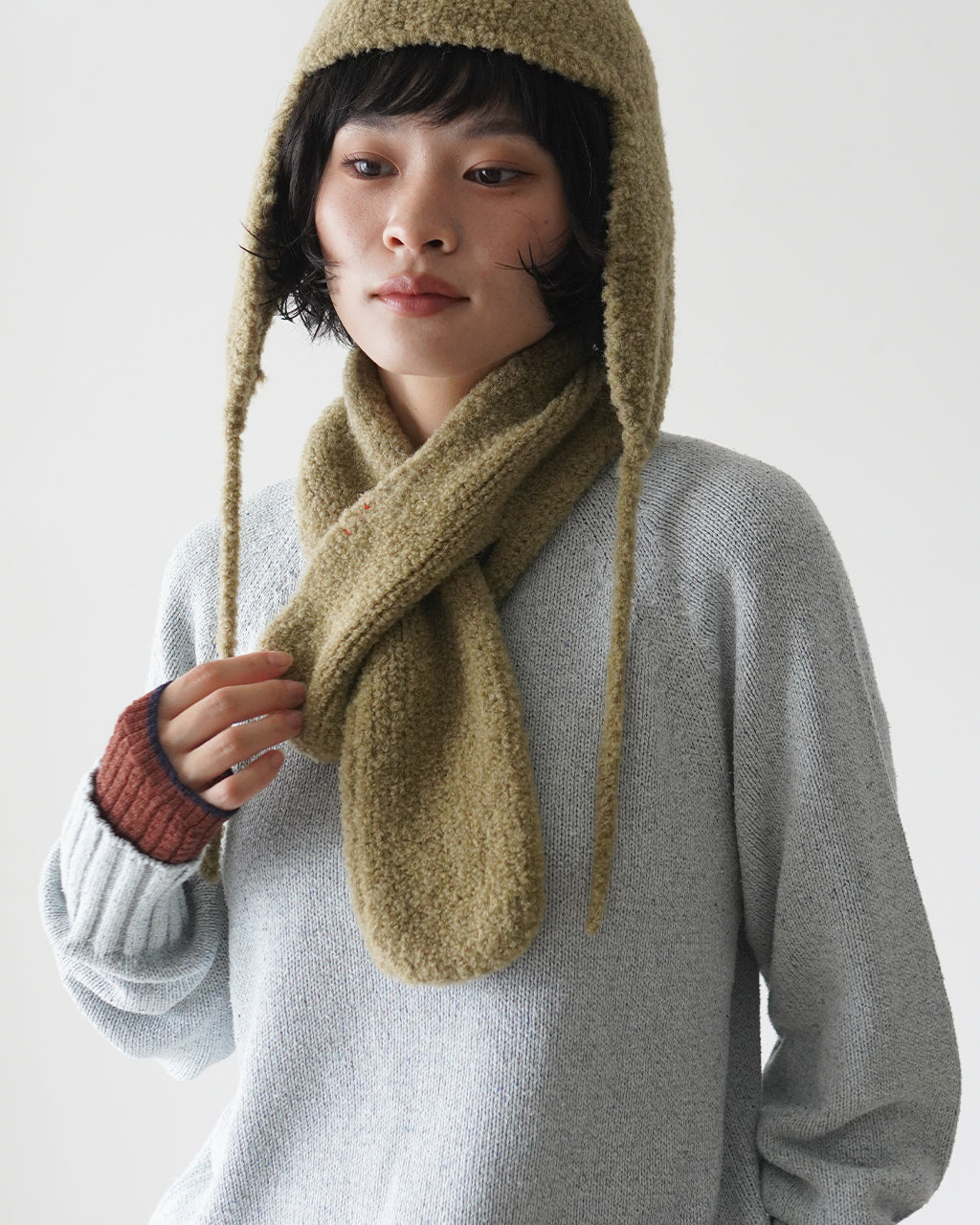 HAND KNIT MUFFLER YL26-A007