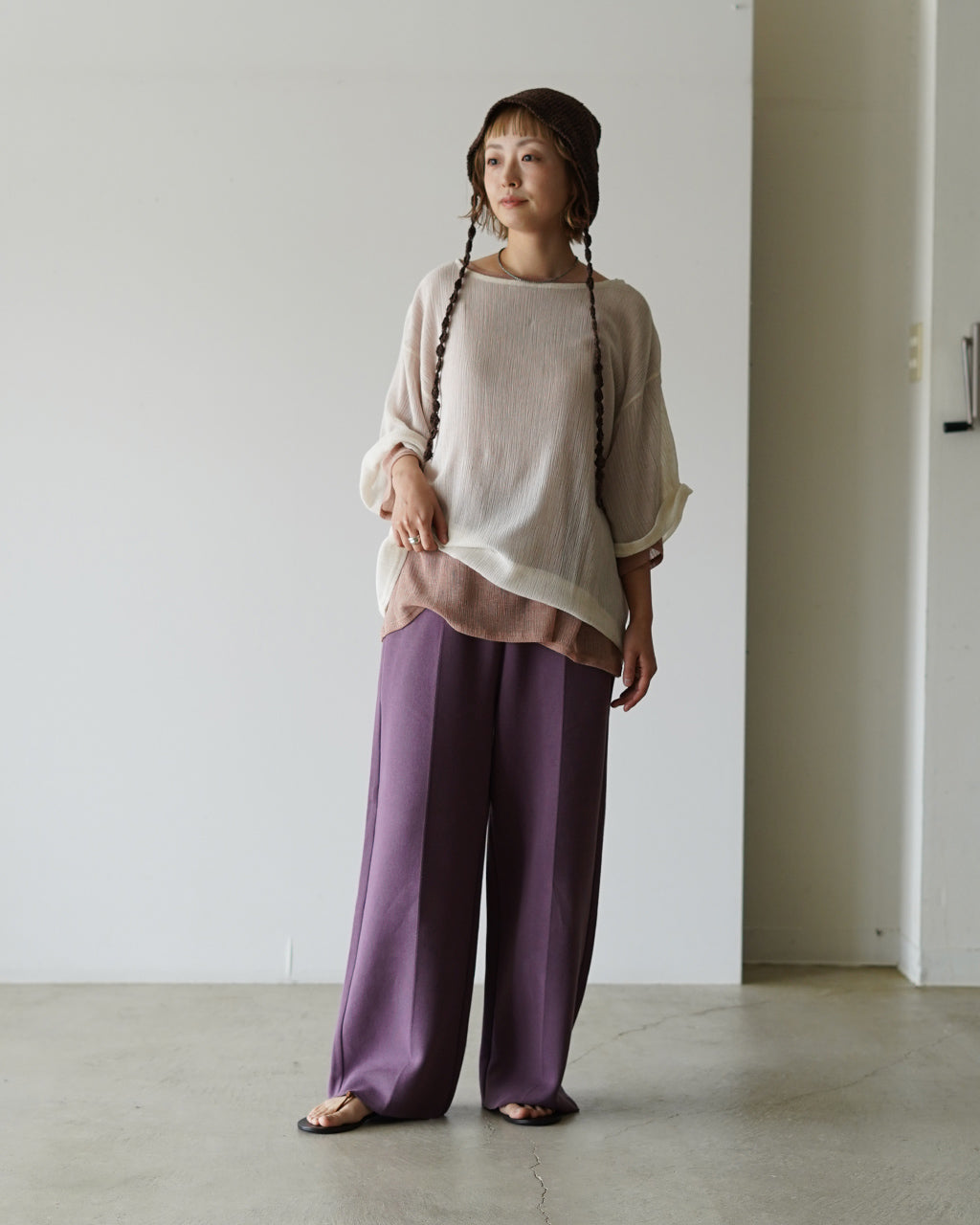 YULA ユラ シルク エアリーハット ユニセックス SILK AIRY HAT YL26