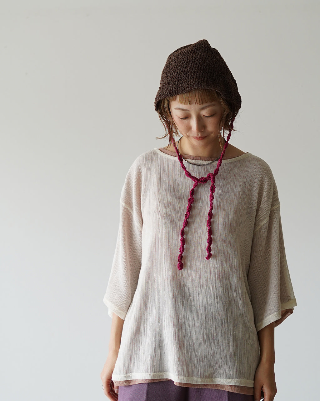 【先行予約】【2026年3月下旬頃入荷予定】SILK AIRY HAT YL26-A002