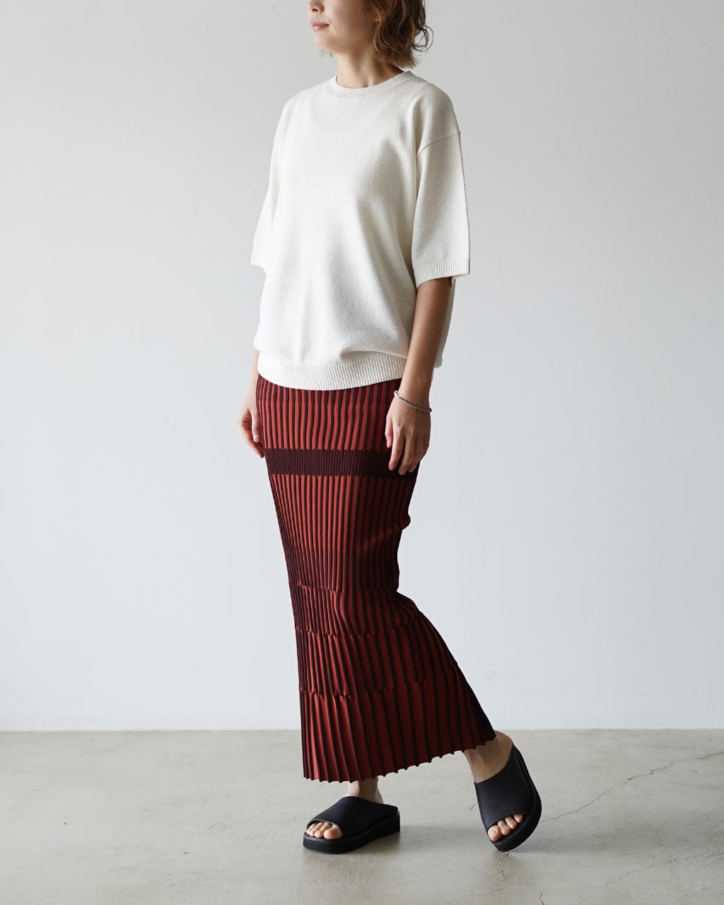 【先行予約】【2026年2月下旬頃入荷予定】SILK TEE KNIT YL26-K003