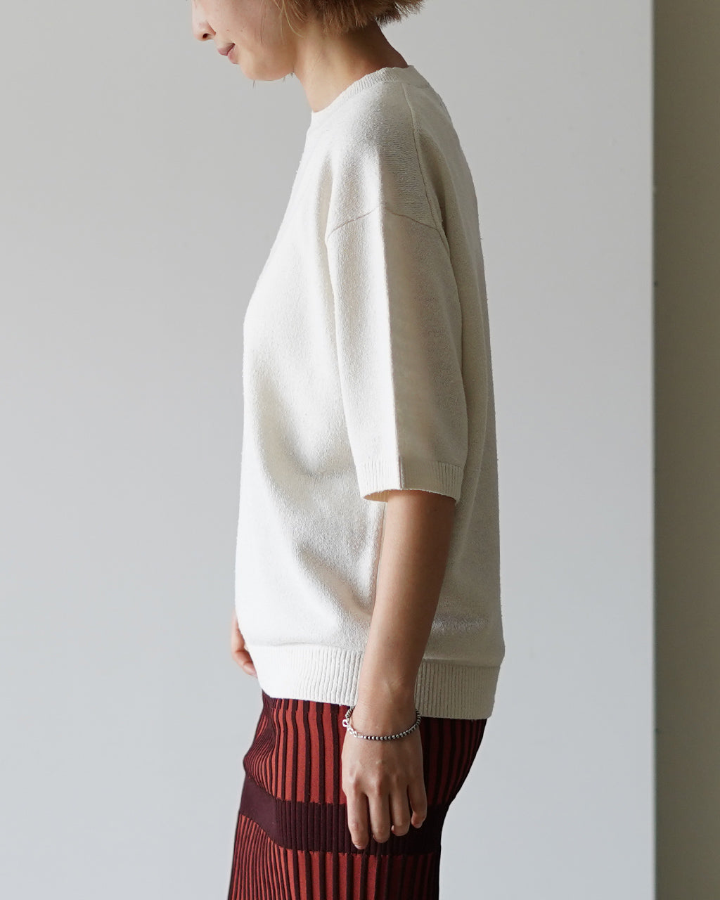 【先行予約】【2026年2月下旬頃入荷予定】SILK TEE KNIT YL26-K003