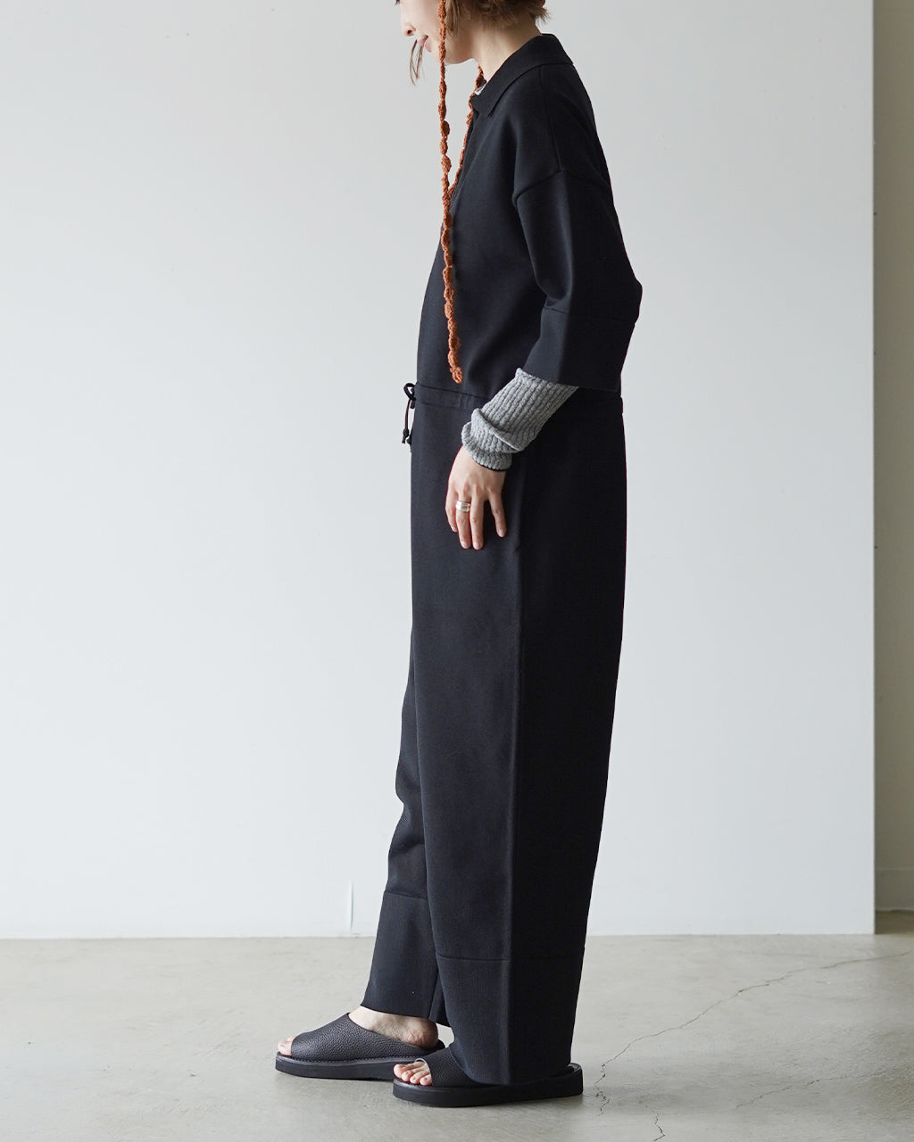 YULA ユラ コットン ジャンプスーツ ユニセックス COTTON JUMPSUIT