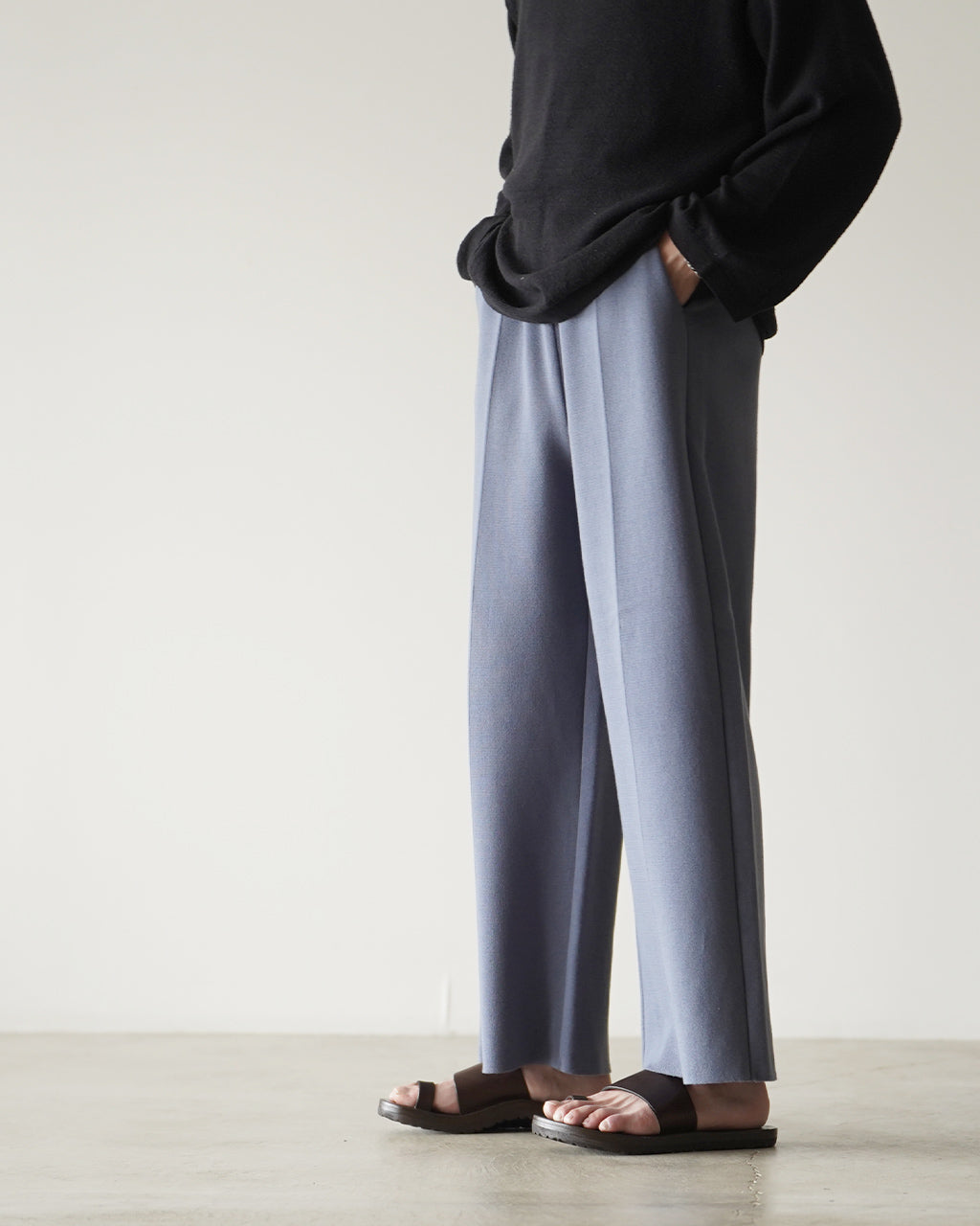【先行予約】【2026年4月下旬頃入荷予定】KNIT WIDE PANTS YL26-P002