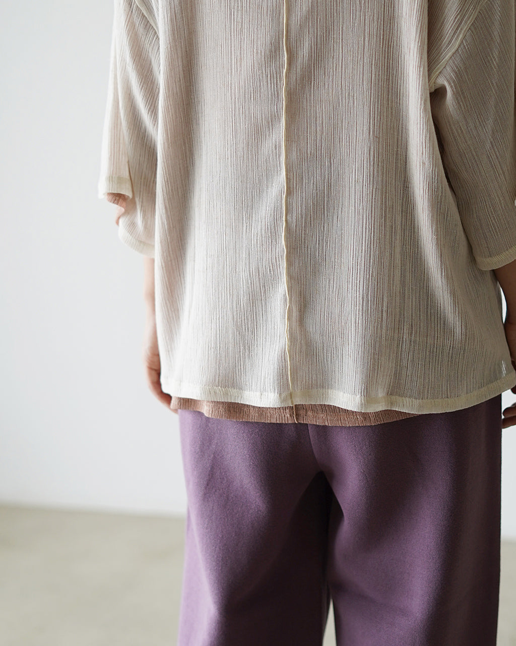 【先行予約】【2026年3月下旬頃入荷予定】LINEN MIX JACQUARD BIG-T YL26-T001